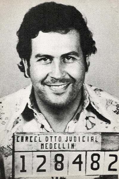 Pablo Escobar Mugshot Canvas Art Print by TOMADEE iCanvas