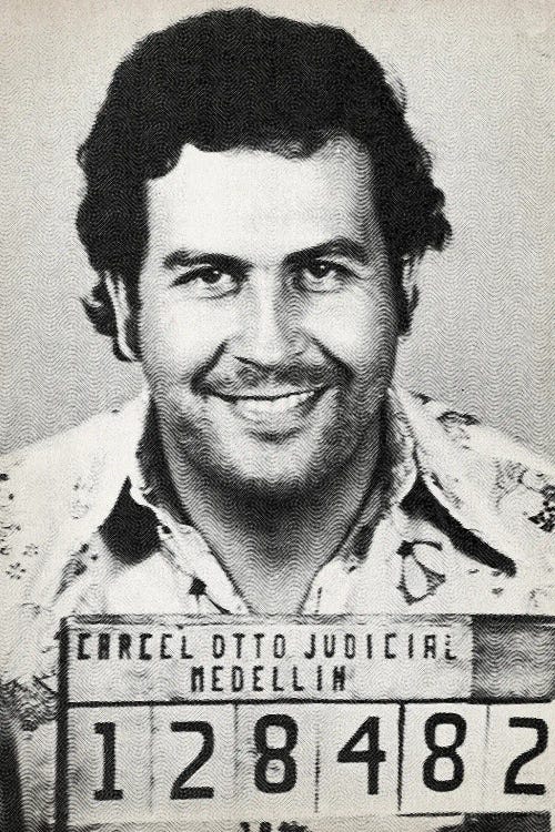 Pablo Escobar Mugshot by TOMADEE wall art