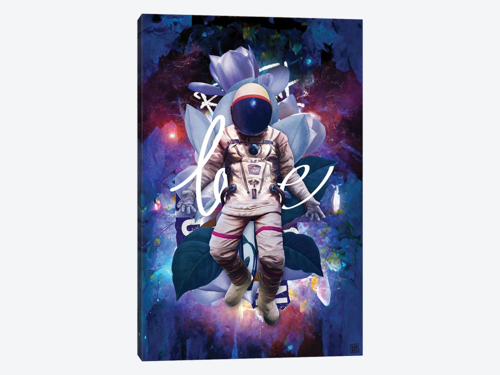 Space Love II by TOMADEE 1-piece Canvas Art