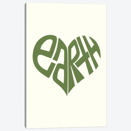 Love The Earth Canvas Print #TLS101} by The Love Shop Canvas Print