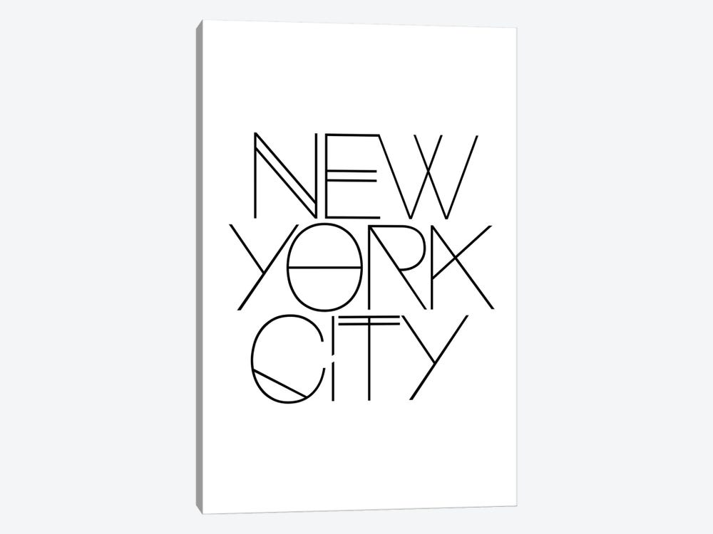 New York City by The Love Shop 1-piece Canvas Art Print