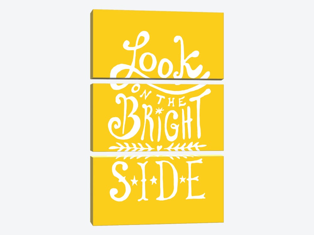 Look On The Bright Side by The Love Shop 3-piece Canvas Wall Art