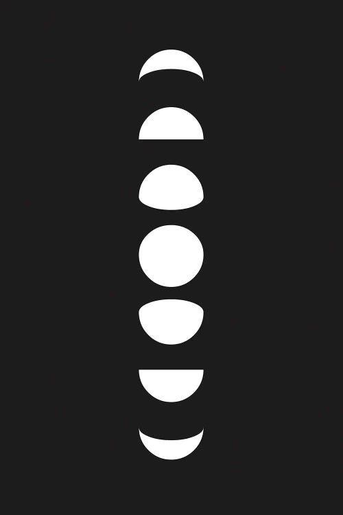 Moon Phases by The Love Shop wall art