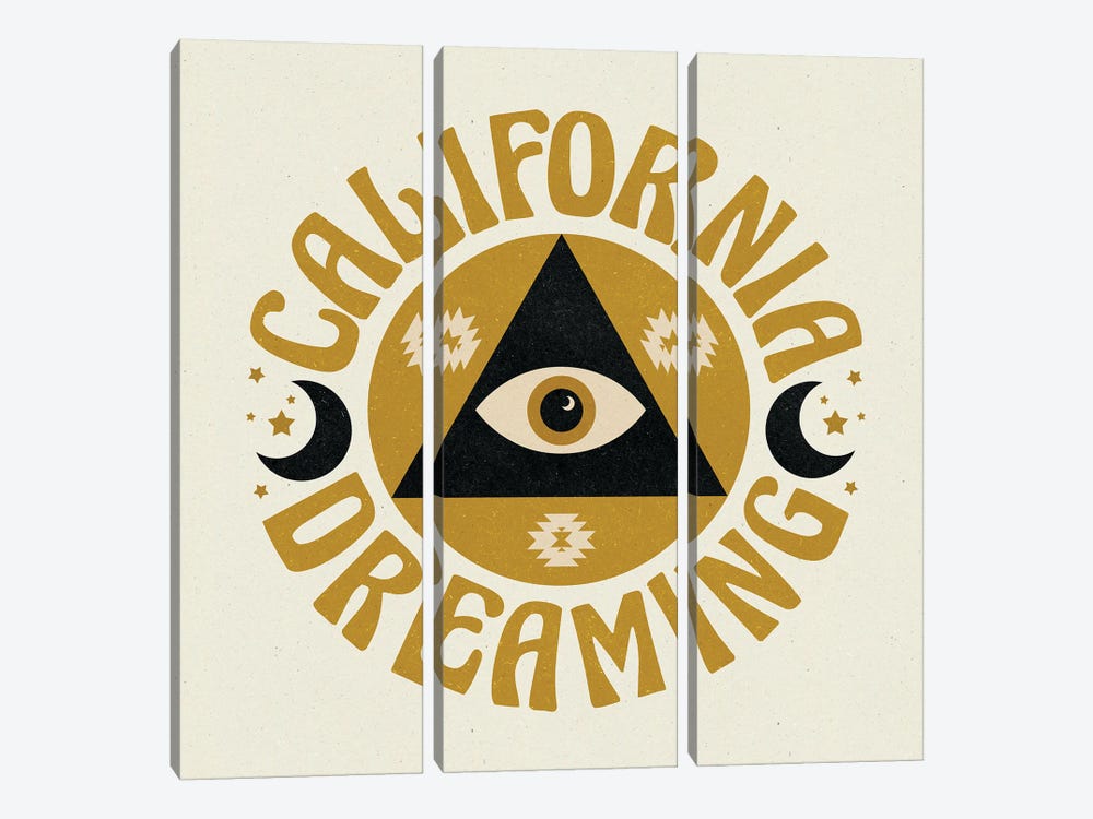 California Dreaming by The Love Shop 3-piece Canvas Art