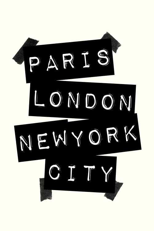 Paris London New York City