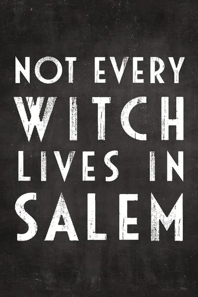 Not Every Witch Lives In Salem by The Love Shop acrylic art print