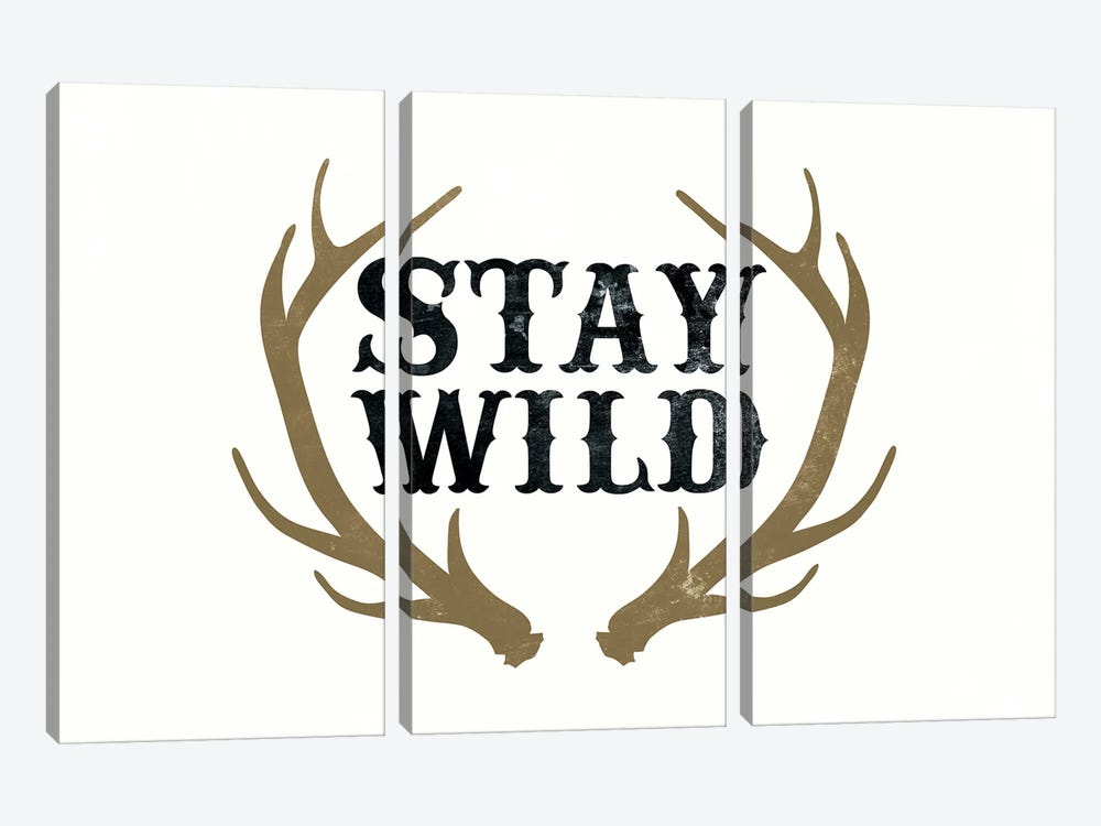 Stay Wild by The Love Shop 3-piece Canvas Art Print