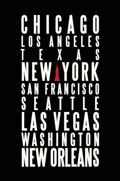 The Love Shop: USA Cities by The Love Shop