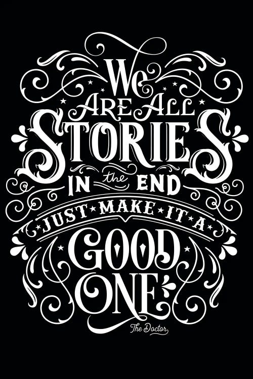 We Are All Stories by The Love Shop wall art