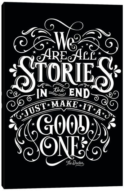 We Are All Stories Canvas Art Print - The Love Shop