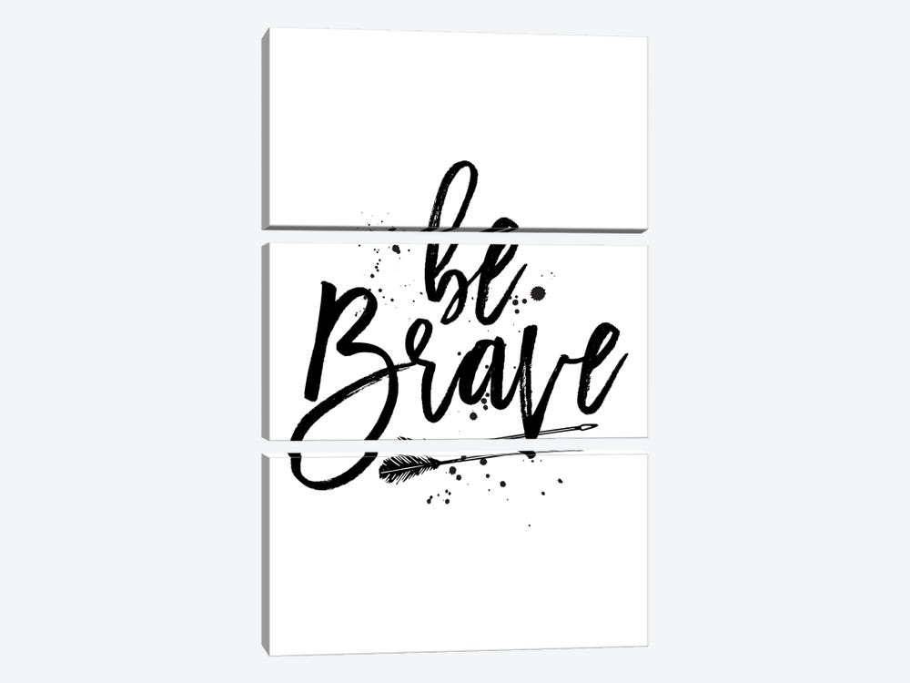 Be Brave by The Love Shop 3-piece Canvas Art Print