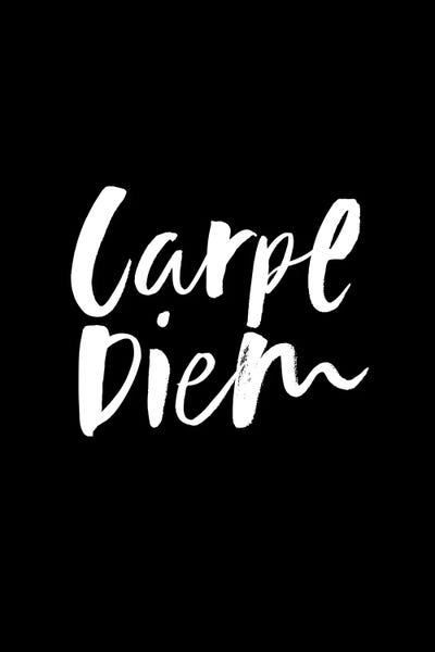 Carpe Diem Black by The Love Shop acrylic art print