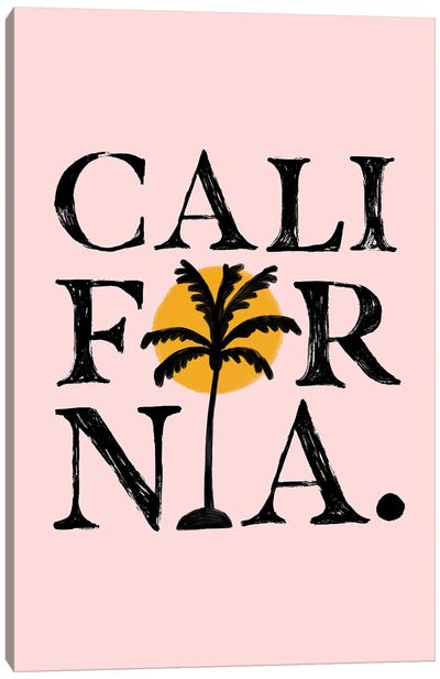 California Canvas Art Print - The Love Shop