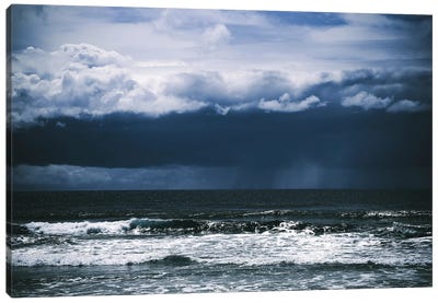 Storm On The Horizon Canvas Art Print - Layered Landscapes