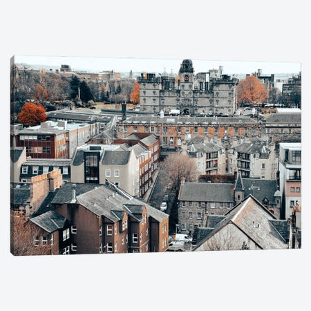 Edinburgh Rooftops Scotland Canvas Print #TLS188} by The Love Shop Art Print