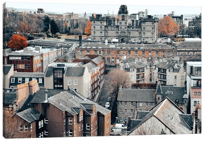 Edinburgh Rooftops Scotland Canvas Art Print - The Love Shop