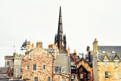 Winter Edinburgh Scotland by The Love Shop acrylic art print