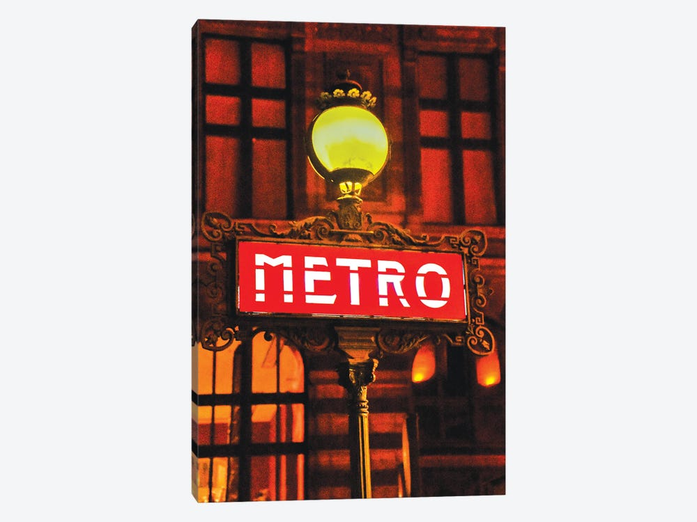 Metro Paris France by The Love Shop 1-piece Canvas Art Print
