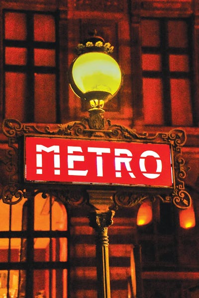 Signs: Metro Paris France by The Love Shop