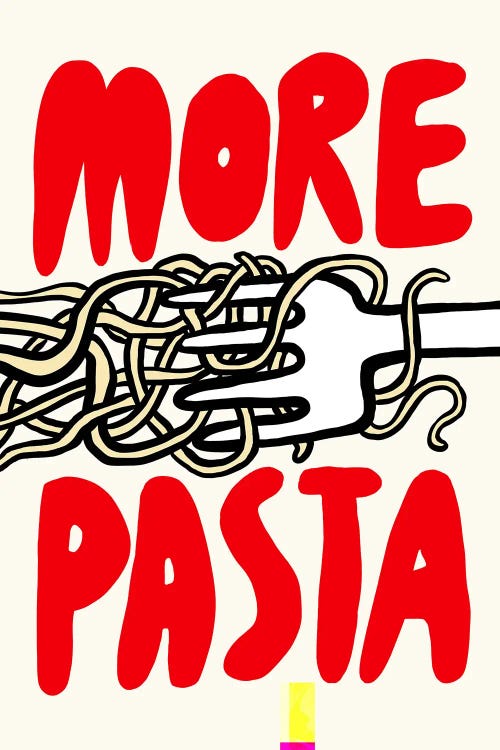 More Pasta by The Love Shop wall art