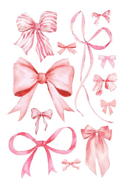 The Love Shop: Pretty Pink Coquette Bows by The Love Shop