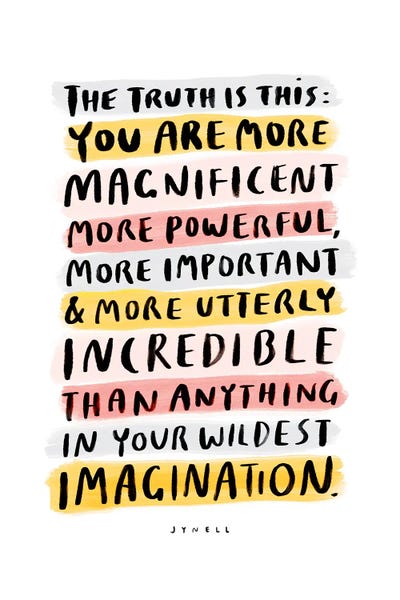 More Magnificent by The Love Shop canvas print