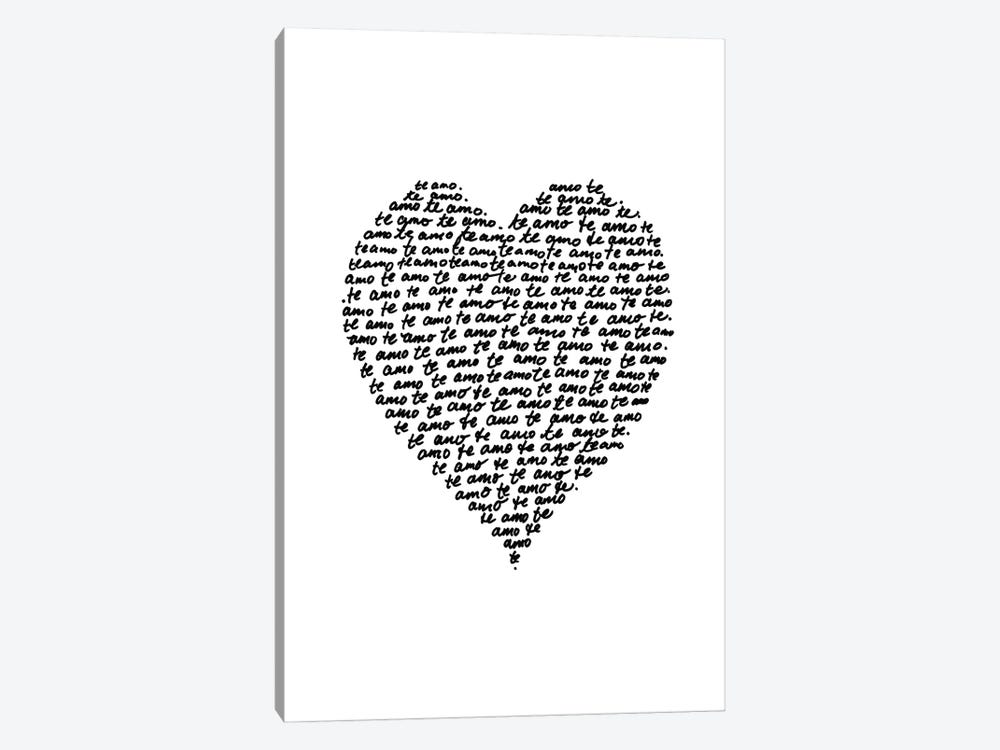 Te Amo by The Love Shop 1-piece Art Print