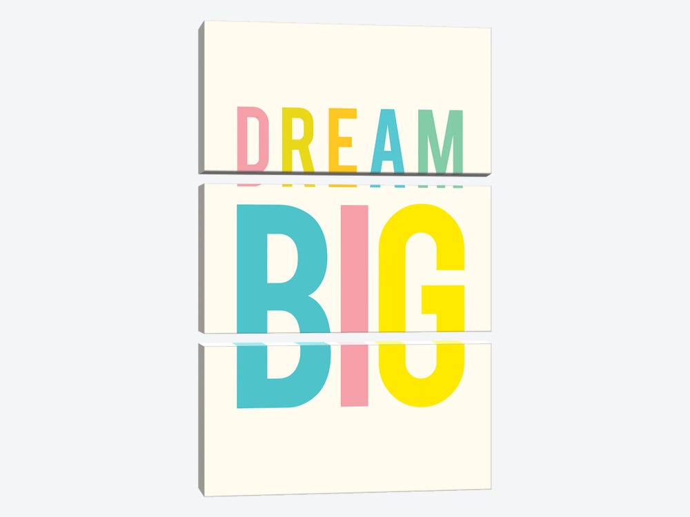 Dream Big by The Love Shop 3-piece Canvas Wall Art