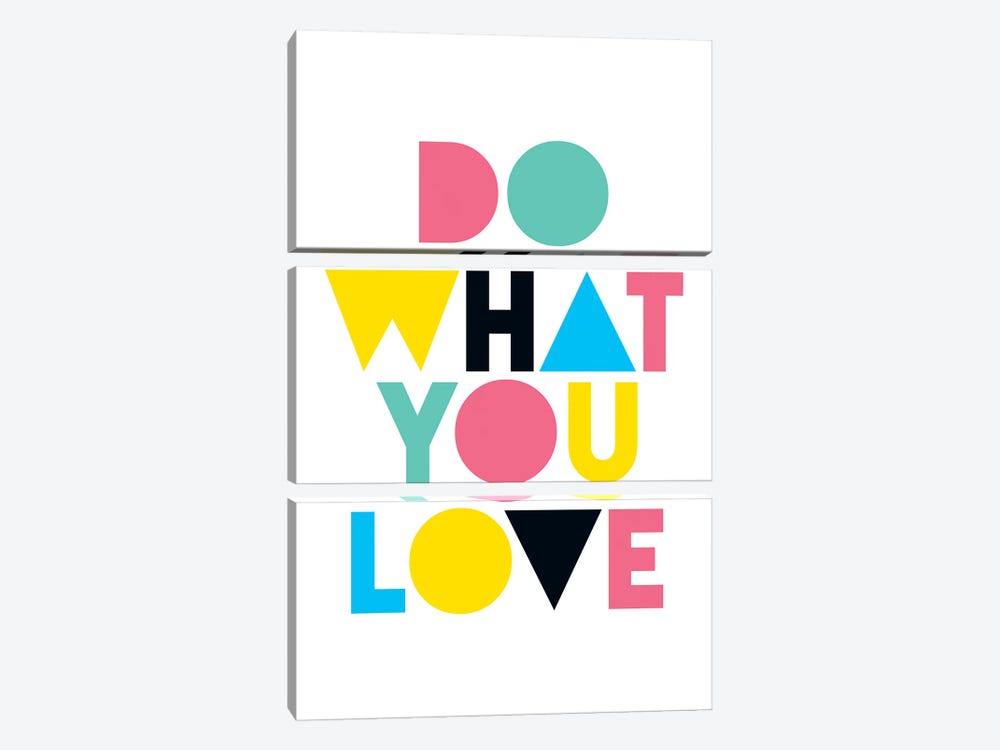 Do What You Love by The Love Shop 3-piece Canvas Wall Art