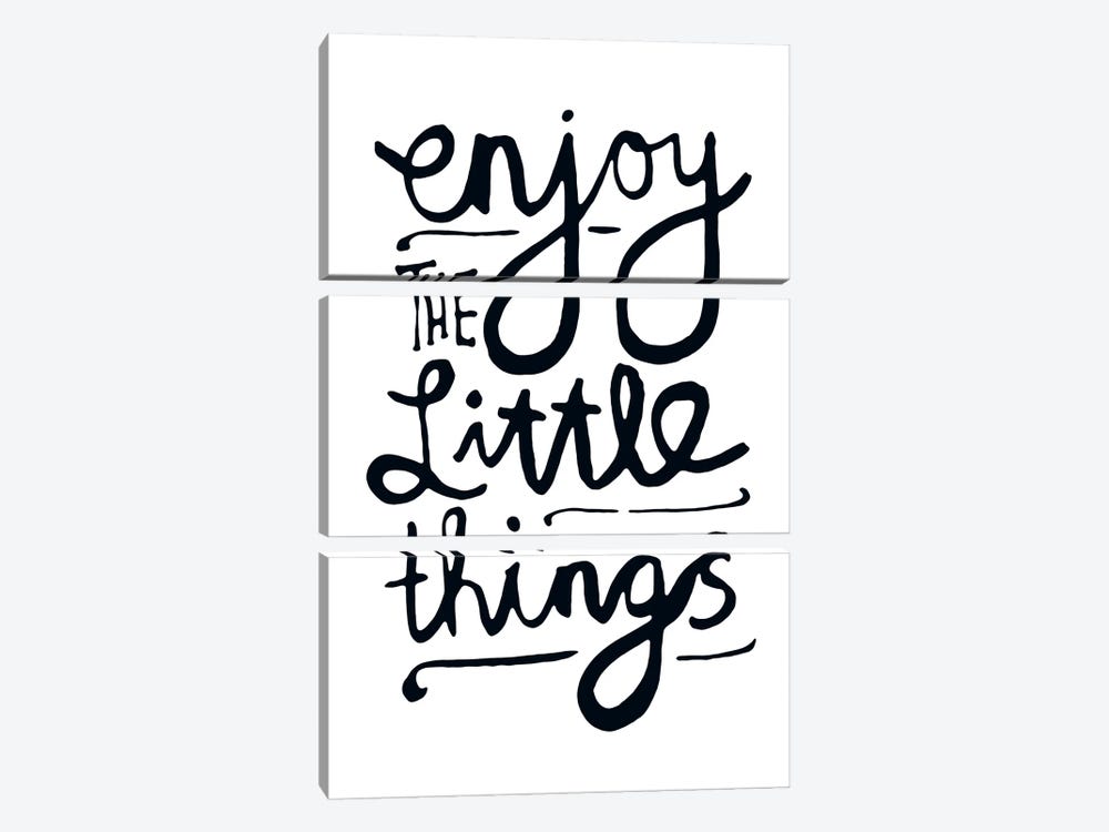 Enjoy The Little Things by The Love Shop 3-piece Canvas Print