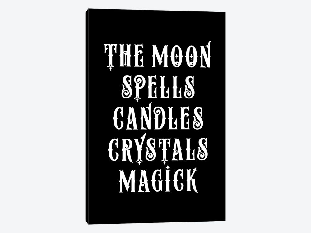 The Moon Magick Spells by The Love Shop 1-piece Canvas Art