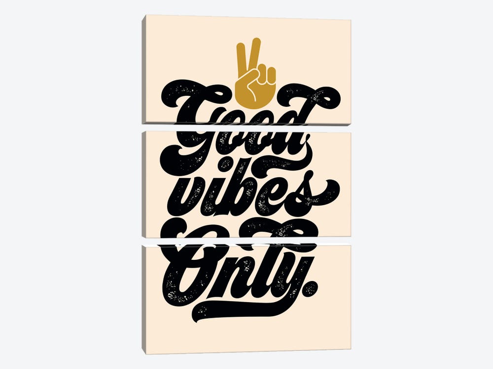 Good Vibes Only by The Love Shop 3-piece Canvas Art Print