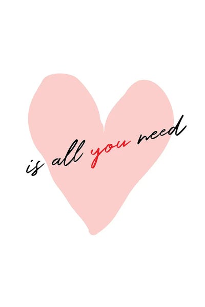 Love Is All You Need by The Love Shop acrylic art print