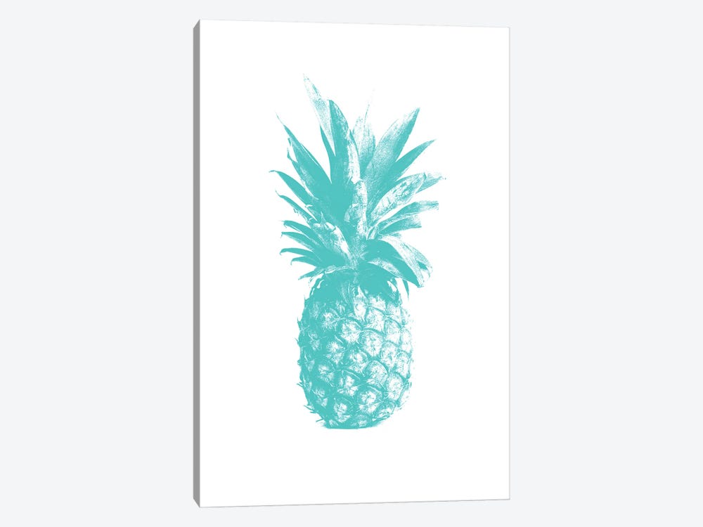 Pineapple Aqua by The Love Shop 1-piece Canvas Print
