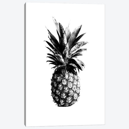 Pineapple Black Canvas Print #TLS64} by The Love Shop Canvas Print