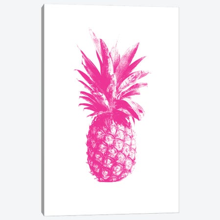 Pineapple Pink Canvas Print #TLS65} by The Love Shop Canvas Art Print