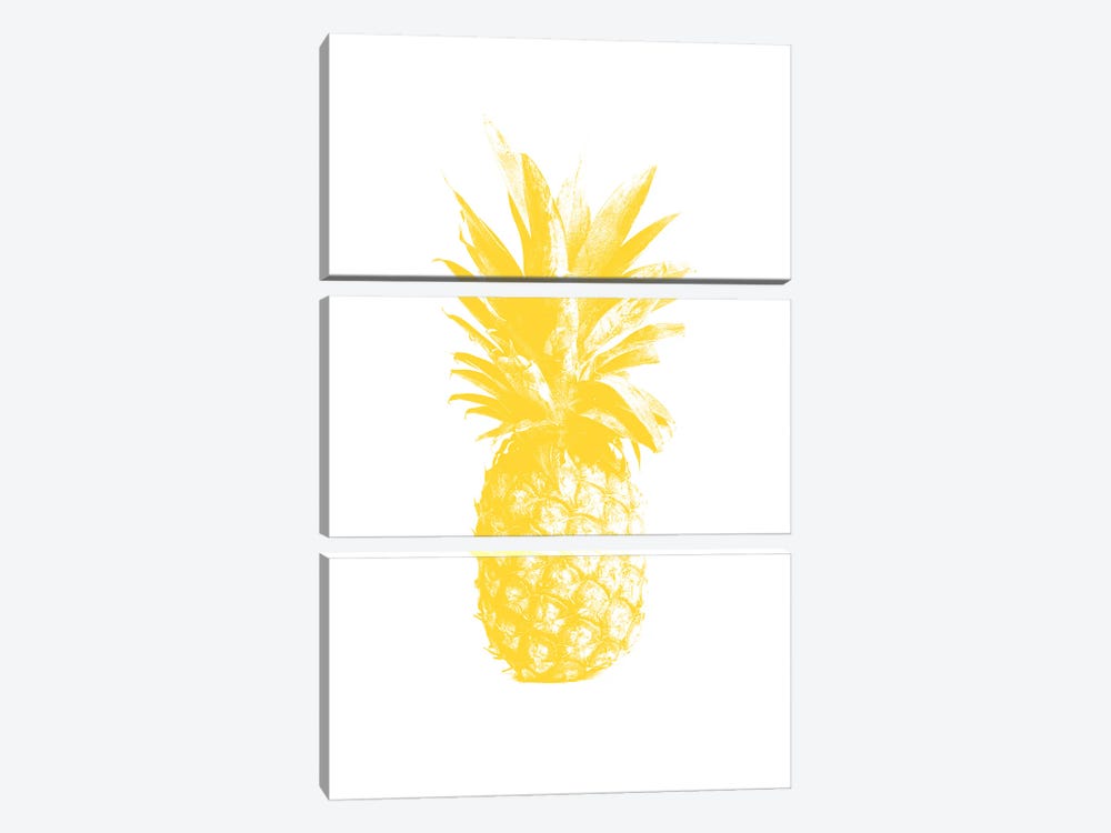 Pineapple Yellow by The Love Shop 3-piece Canvas Art