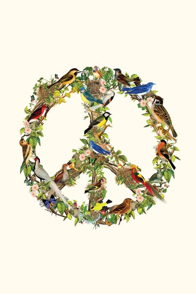 Peace Sign by The Love Shop canvas print