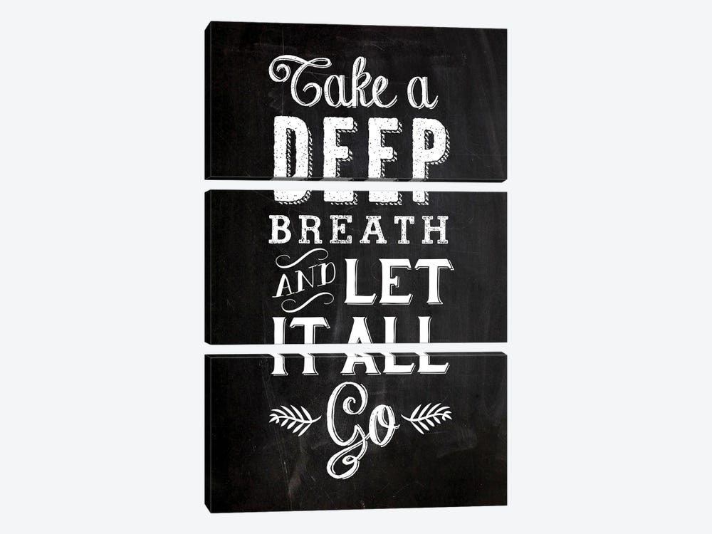 Let It All Go by The Love Shop 3-piece Canvas Art