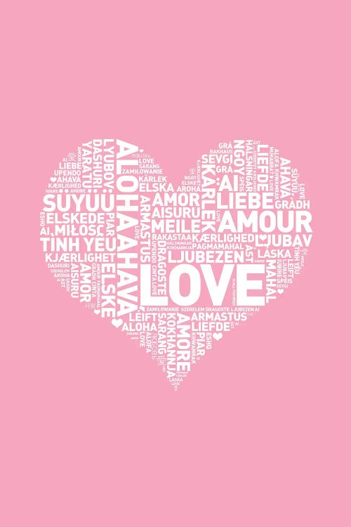 Language Of Love Pink