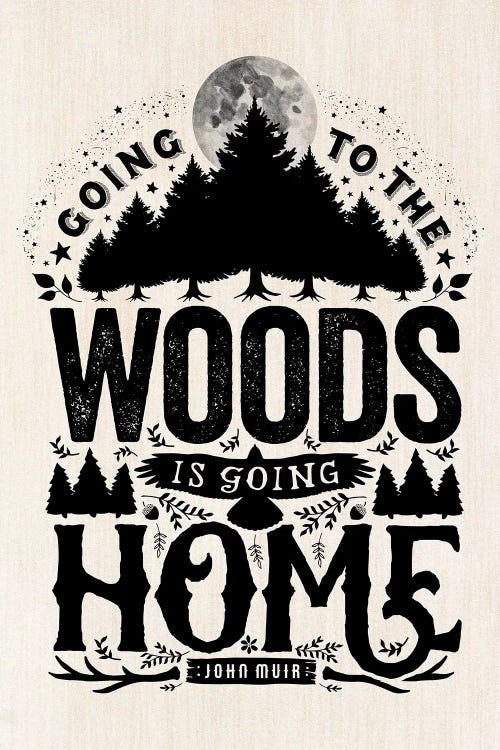 Going To The Woods by The Love Shop wall art