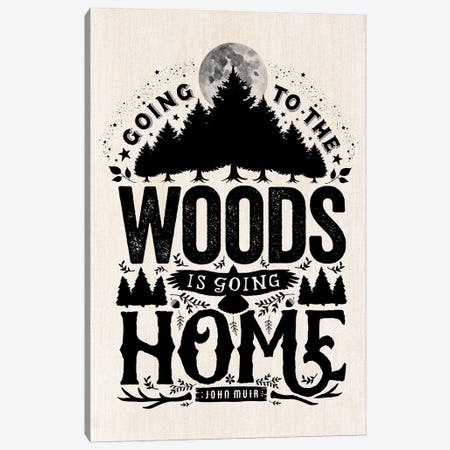 Going To The Woods Canvas Print #TLS78} by The Love Shop Art Print