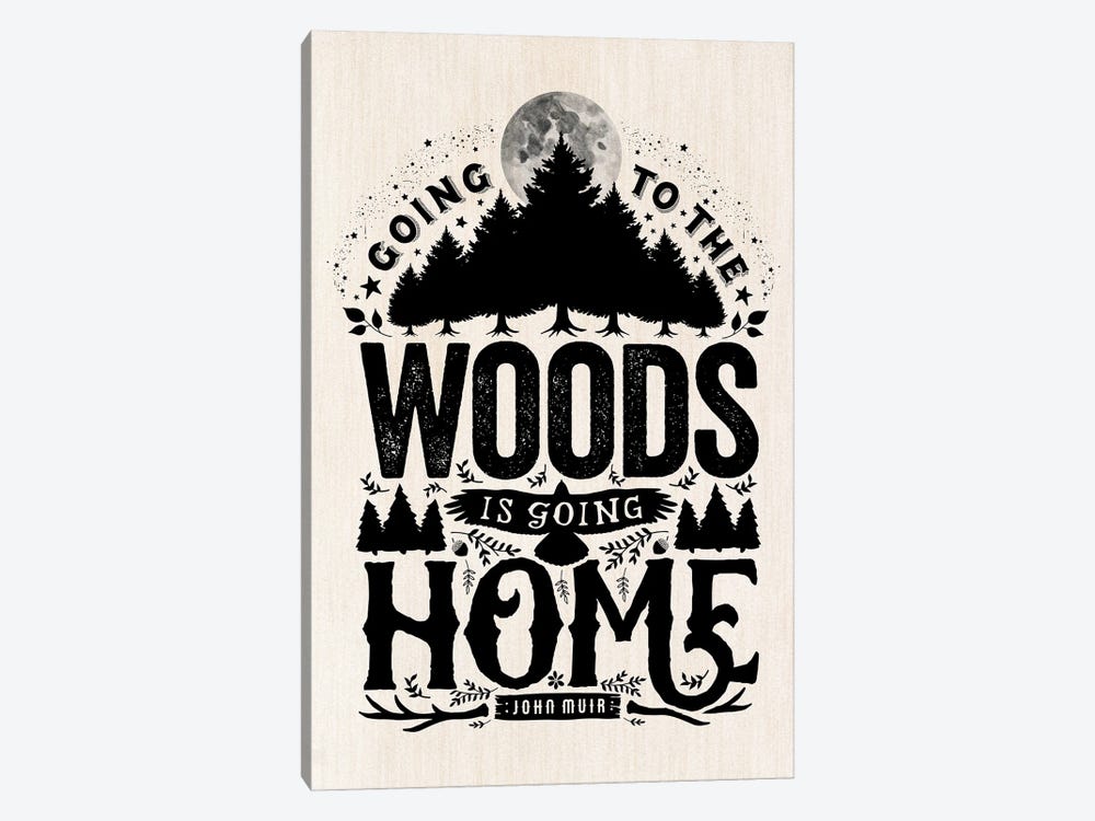 Going To The Woods by The Love Shop 1-piece Art Print