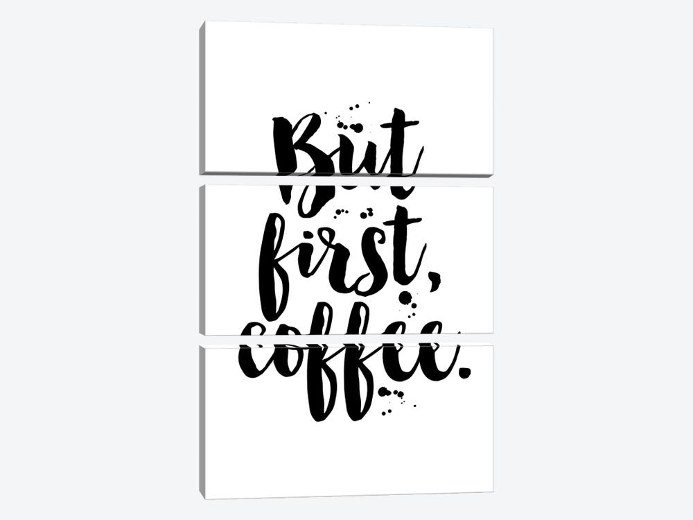 But First Coffee by The Love Shop 3-piece Canvas Art