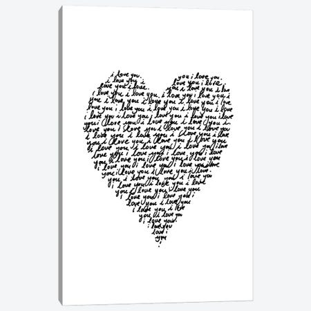 I Love You Canvas Print #TLS8} by The Love Shop Canvas Print