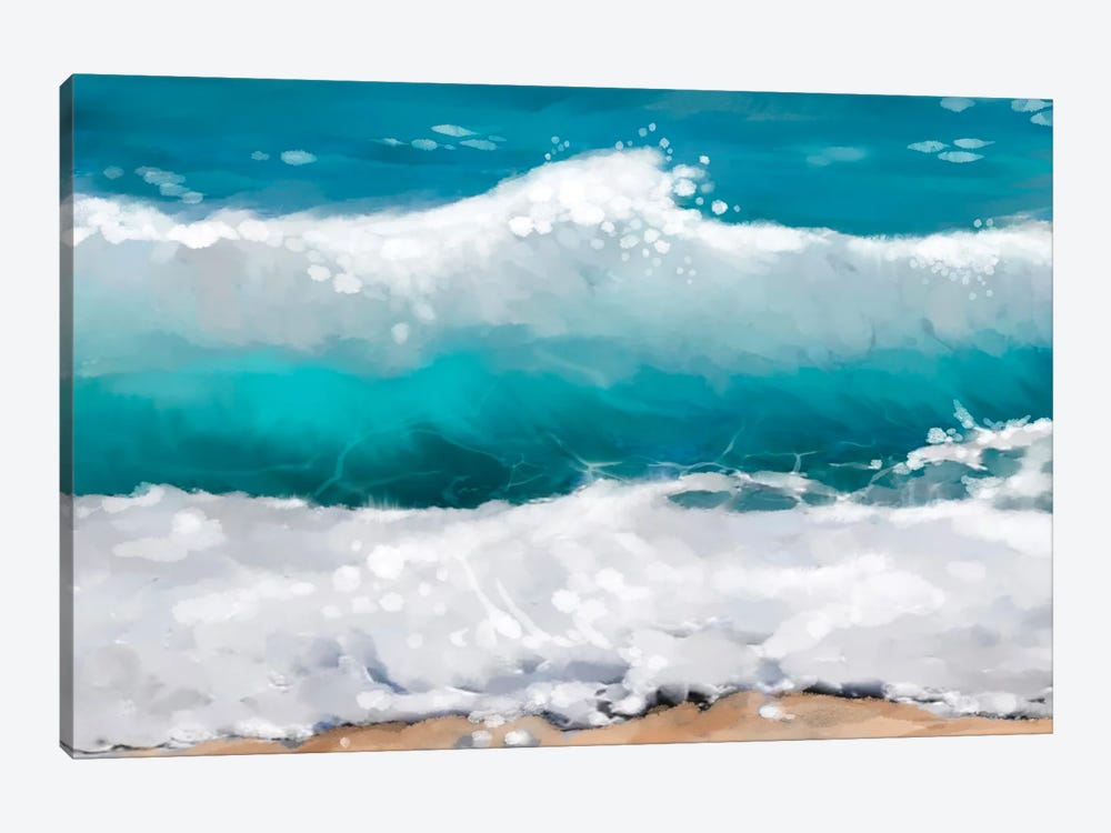 The Wave by Thomas Little 1-piece Canvas Artwork