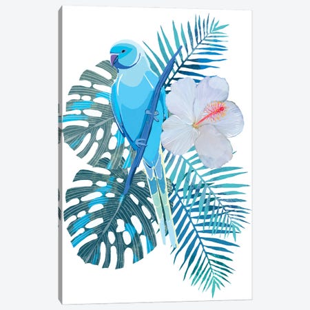Tropical Blue Canvas Print #TLT113} by Thomas Little Canvas Art Print