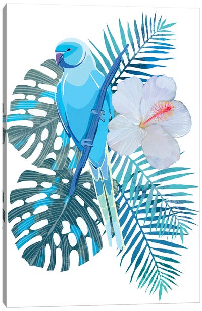 Tropical Blue Canvas Art Print - Thomas Little