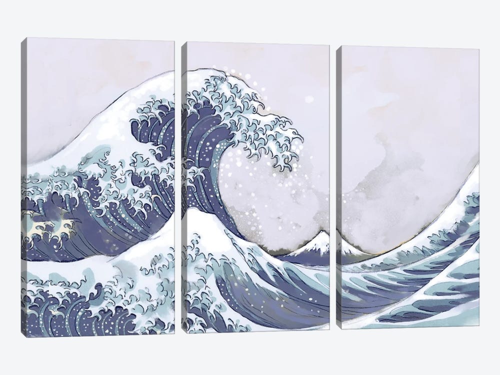 Tsunami by Thomas Little 3-piece Art Print