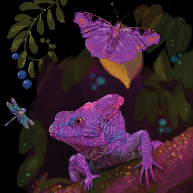 Violet Lizard